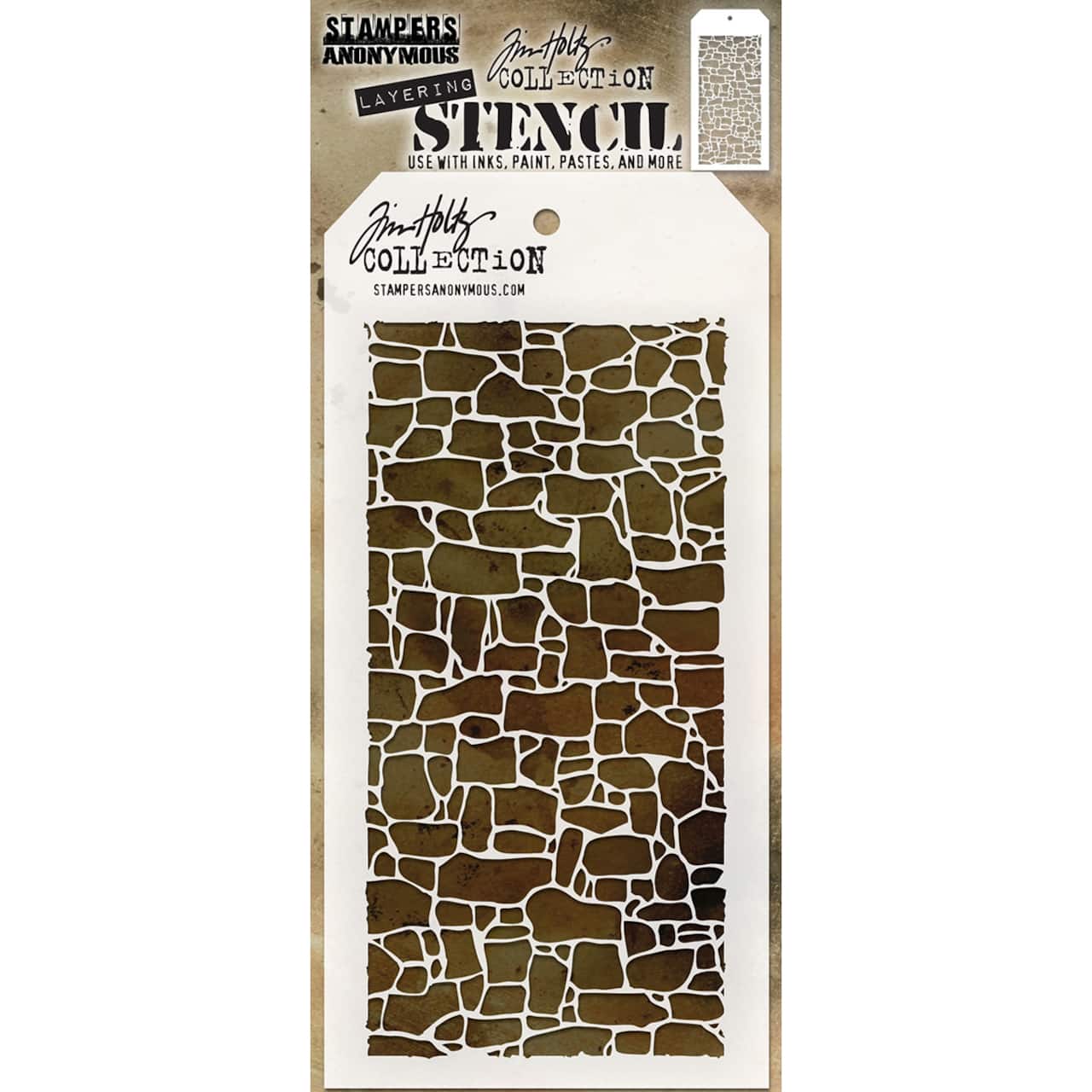 Stampers Anonymous Tim Holtz&#xAE; Stone Layered Stencil